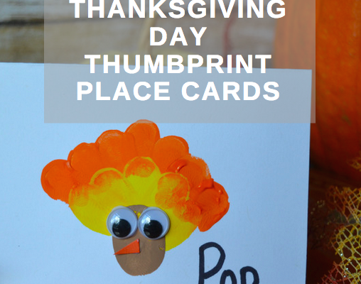 Thanksgiving Thumbprint Place Cards