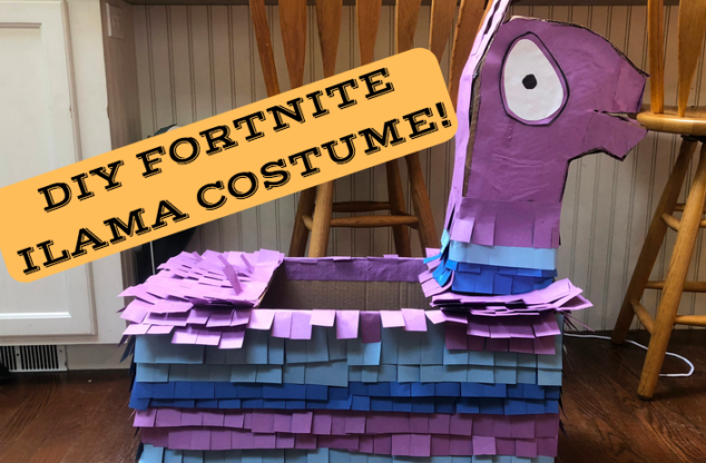 DIY Fortnite Ilama Halloween Costume