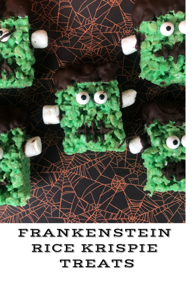 Frankenstein Rice Krispie Treats