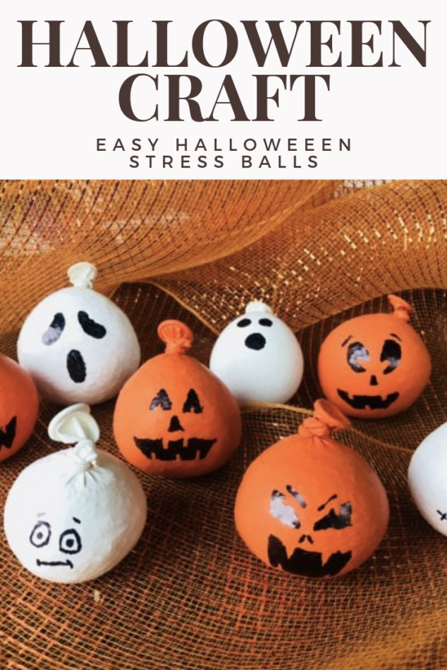 Easy Halloween DIY Craft to Do with your Kids - Stress Balls