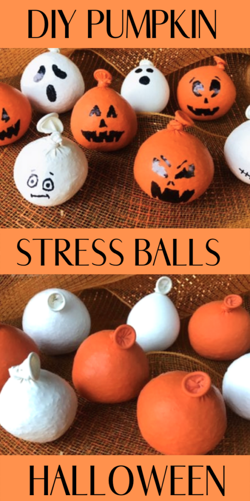 Pumpkin stress ball store diy