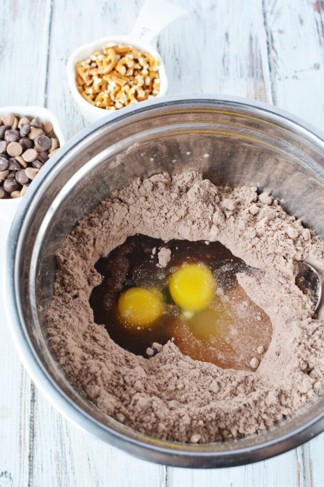 Chocolate Peanut Butter Pretzel Cookies