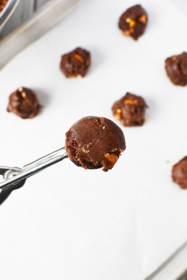 Chocolate Peanut Butter Pretzel Cookies