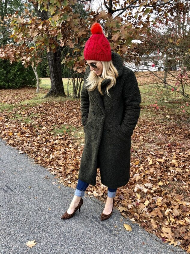 How to Style a Teddy Coat in the Winter - Stylish Life for Moms