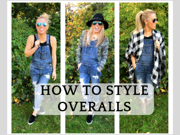 5 Ways to Wear Black Overalls for Spring