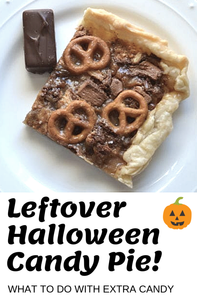 Leftover Halloween Candy Pie - Recipe