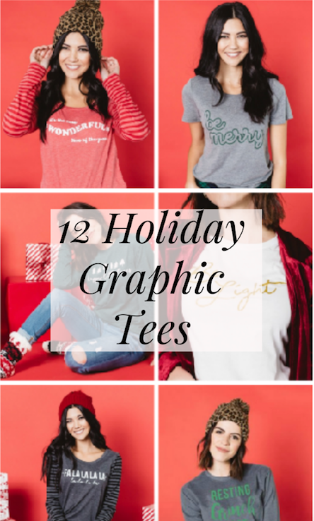 Holiday Graphic Tees for the Holiday Season - Cute Holiday Graphic Tees