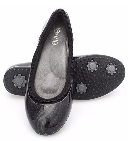 Ja-Vie Black Ballet Flats