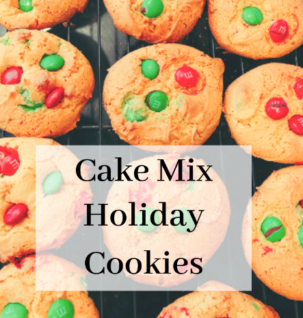 Cake Mix Christmas Cookies