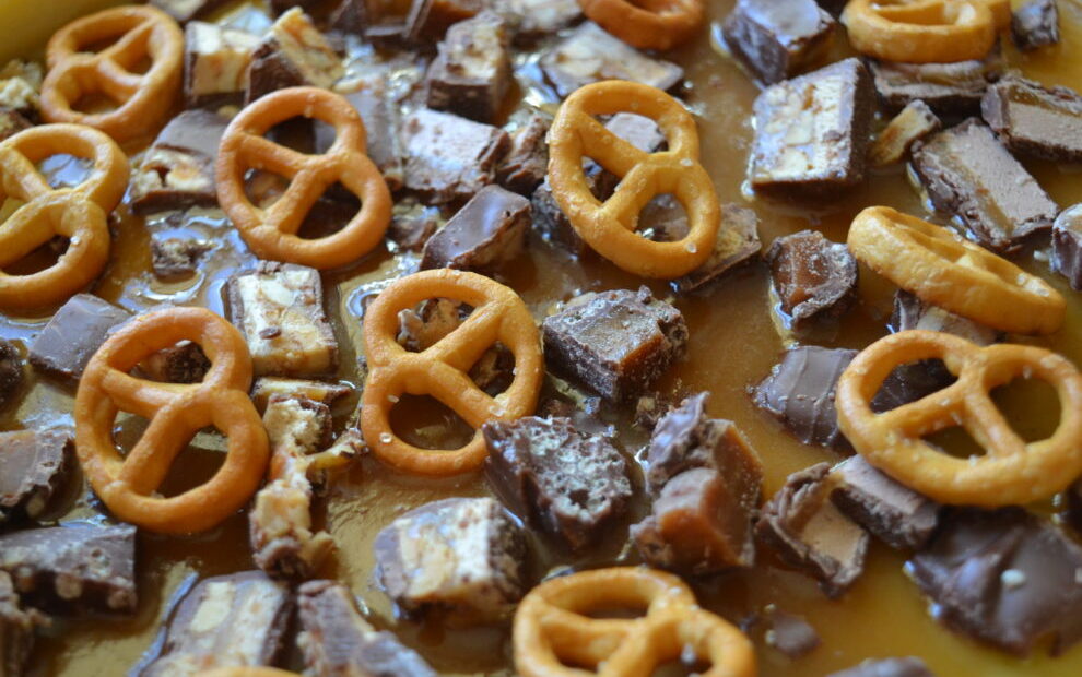 Leftover Halloween Candy Pie