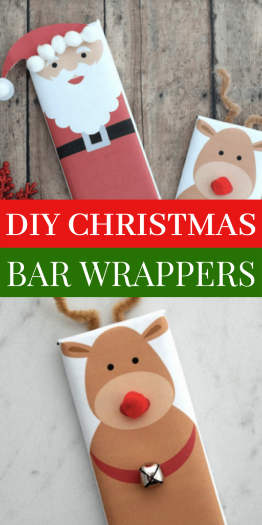DIY Christmas Bar Wrappers