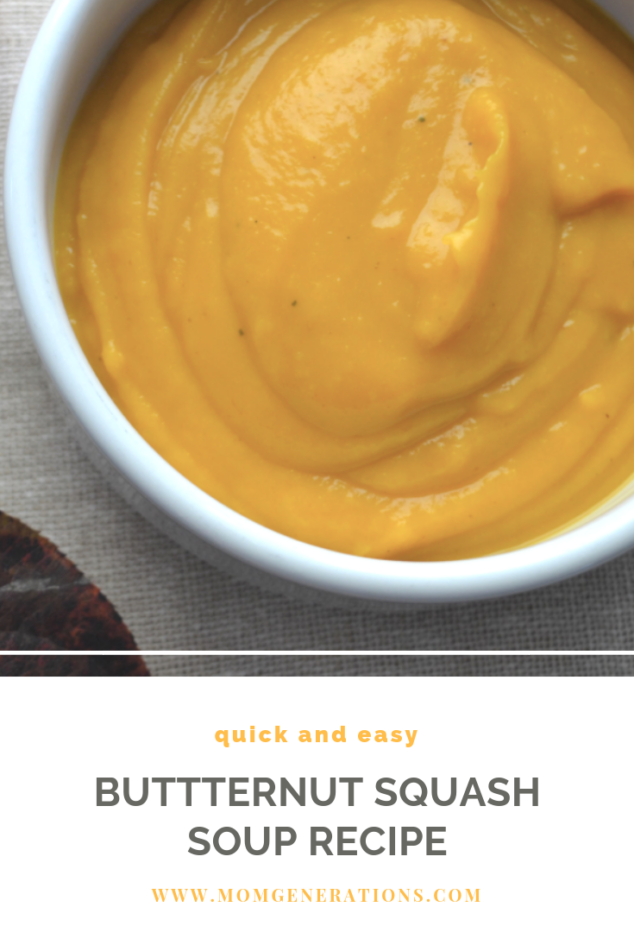 Butternut Squash Soup for the Family