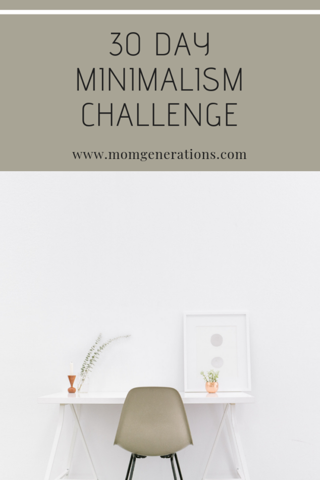 30 Day Minimalism Challenge