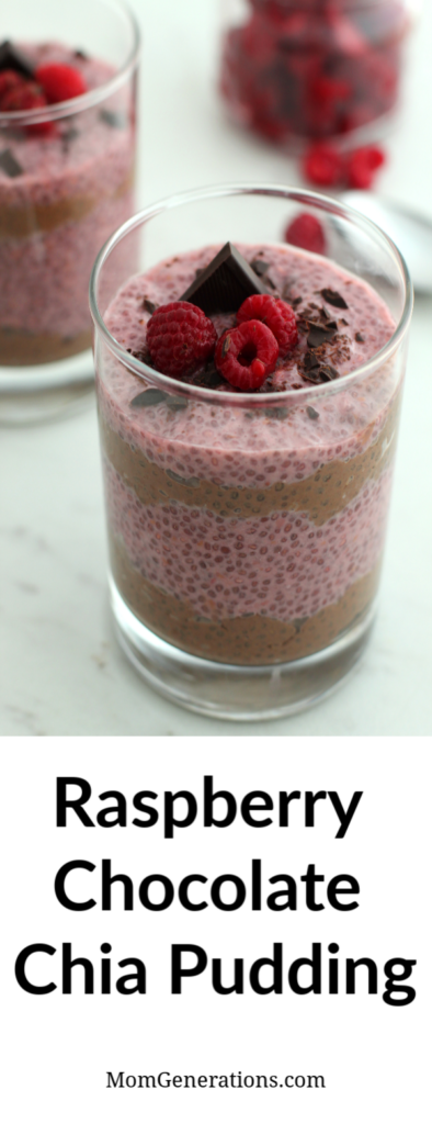 Raspberry Chocolate Chia Pudding