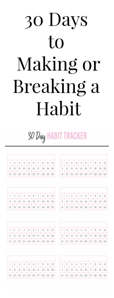 Download Habit Tracker Printable for 30 Days - Mom Generations ...