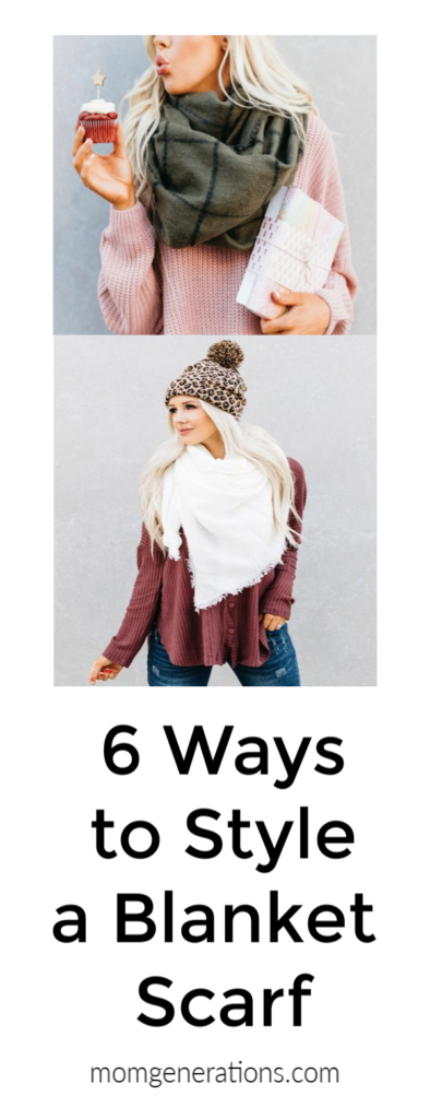 How to Wear a Blanket Scarf