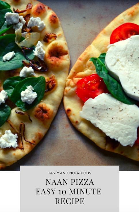 Naan Pizza - 10 Minutes to Make - Stylish Life for Moms