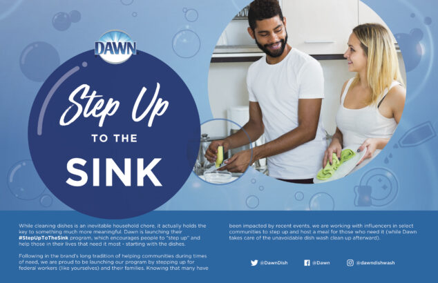 Step up to the Sink with Dawn