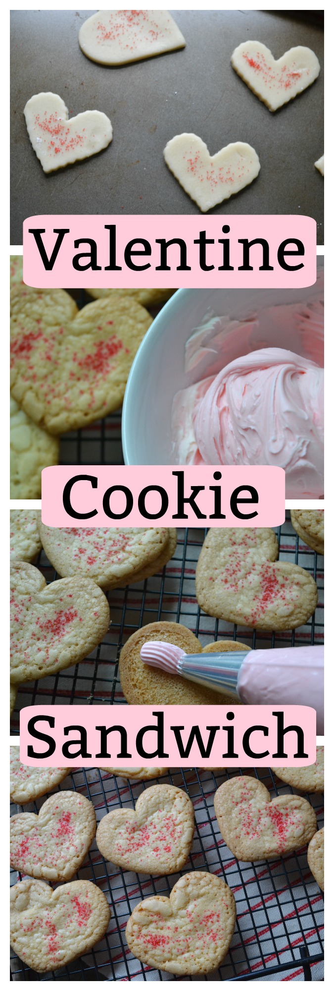 Valentine Cookies - Valentine Sandwich Cookie Recipe - Stylish Life for