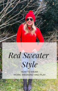 National Wear Red Day - 3 Ways to Wear Red - Stylish Life for Moms