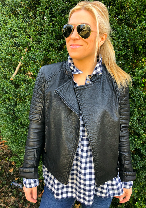 Leather Moto Jacket