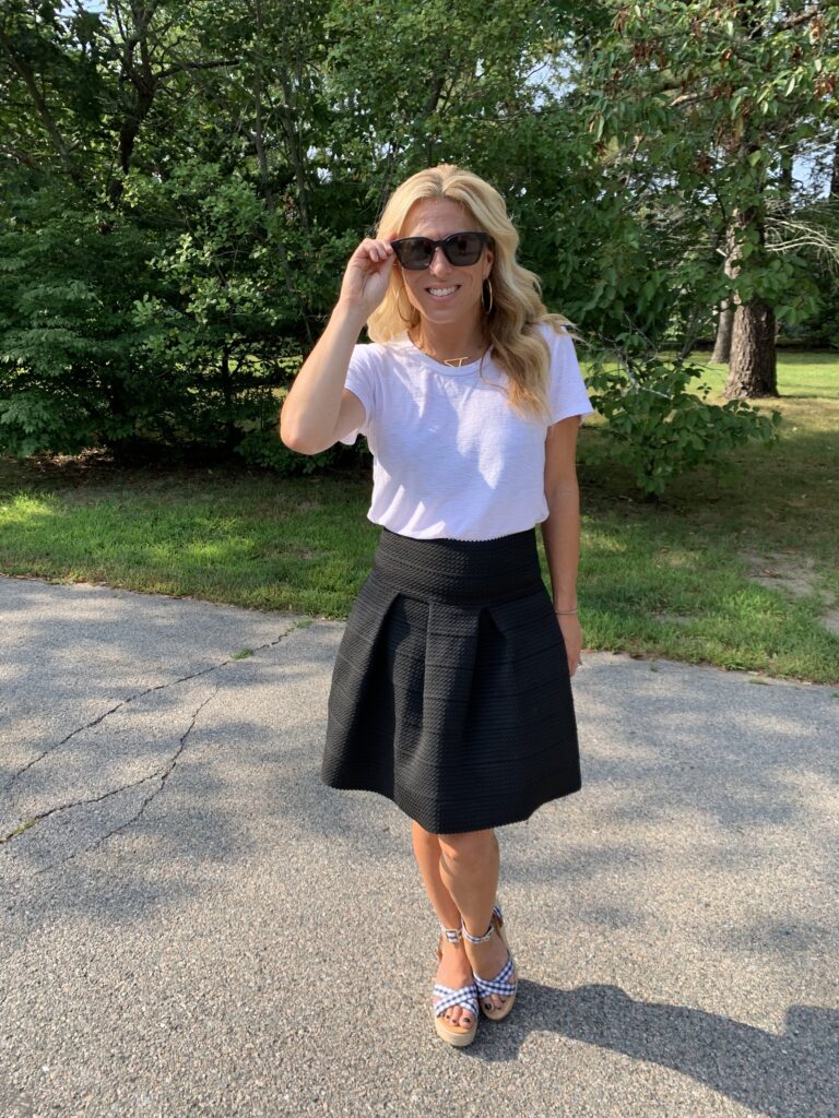 What to Wear with a Black Mini Skirt - Stylish Life for Moms