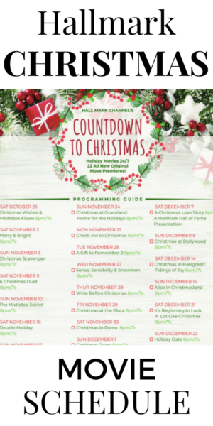 Hallmark Christmas Movies 2019 Checklist - Full List and Schedule ...