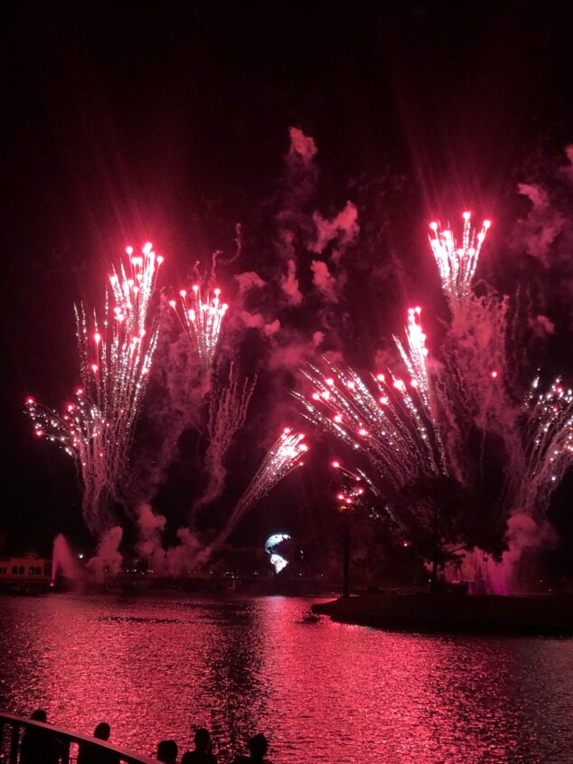 Fireworks at Epcot Food & Wine Festival