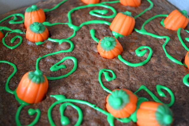Pumpkin Brownies for Autumn Dessert Treat
