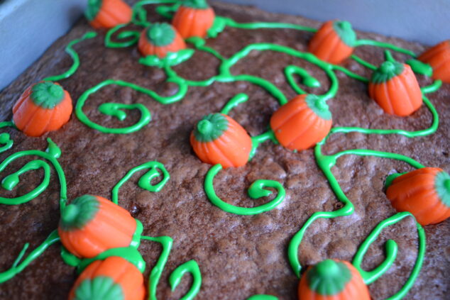 Pumpkin Brownies for Autumn Dessert Treat