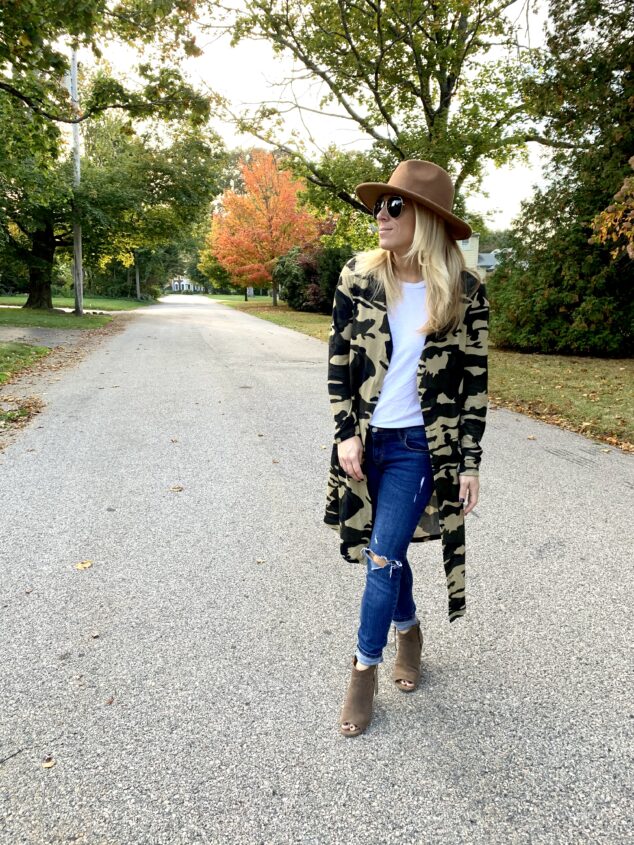 Camo Cardigan Options for Fall and Winter Fashion