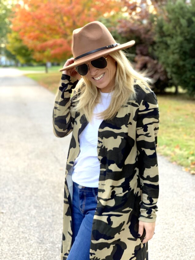 Camo Cardigan Options for Fall and Winter Fashion