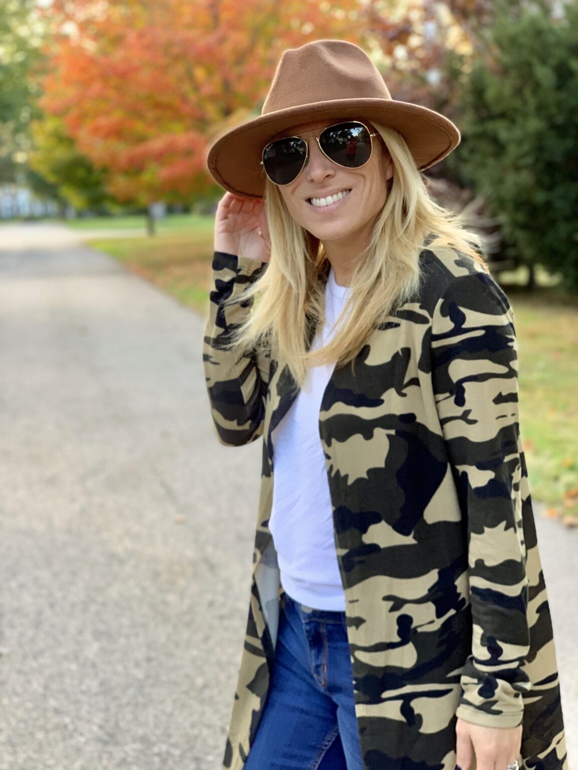 The Aledo Camo Cardigan