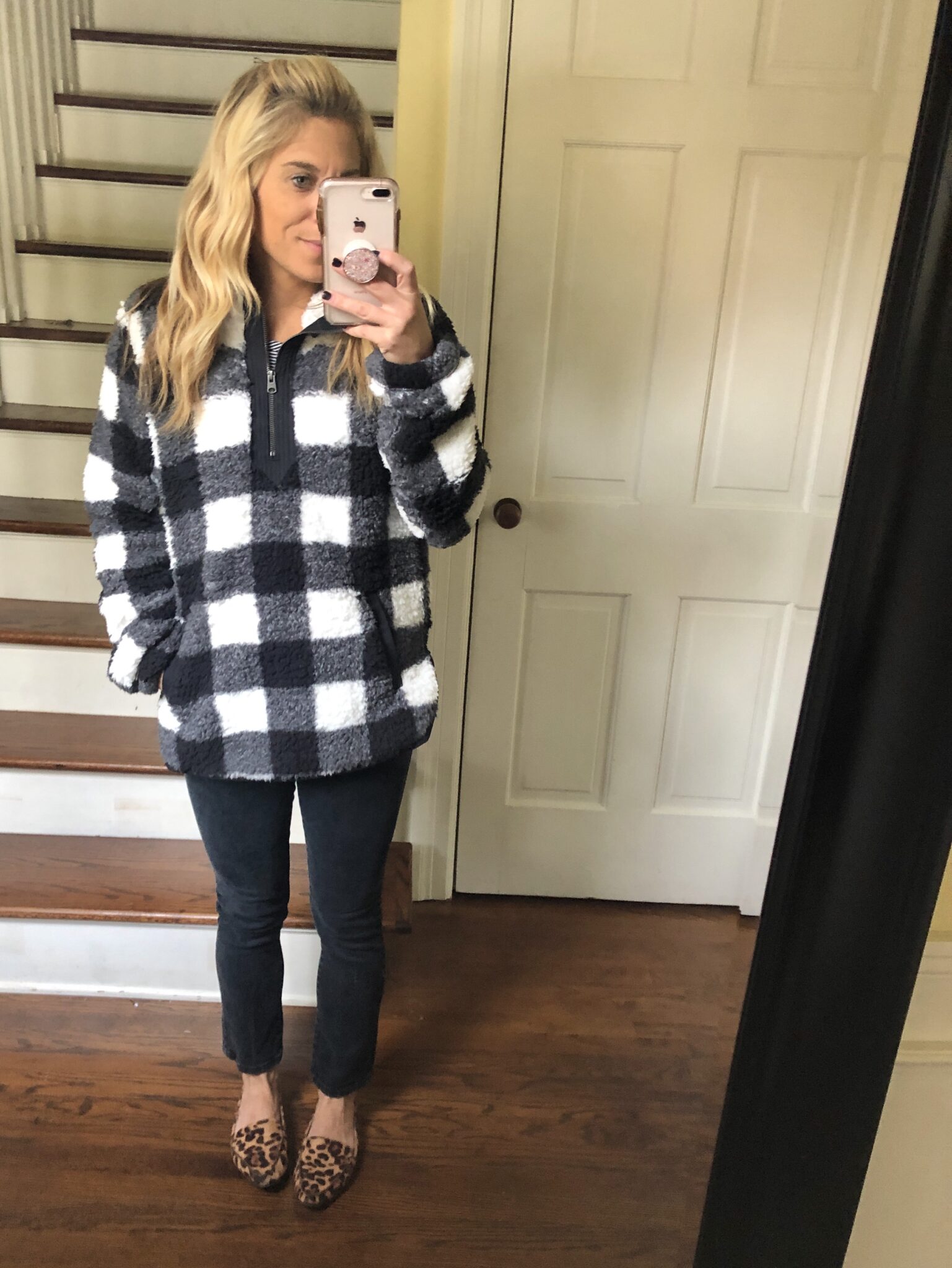 Sherpa Fleece Pullover - 5 Ways to Style - Stylish Life for Moms