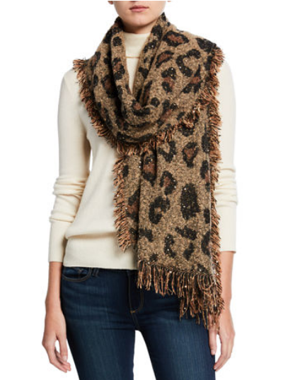 Leopard Print Scarf