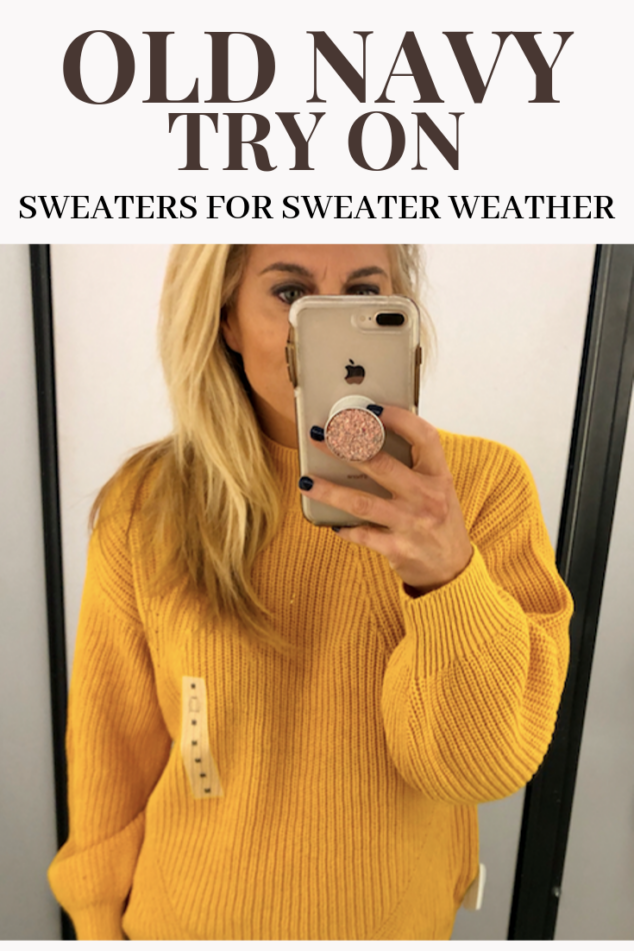 Old navy mustard outlet sweater