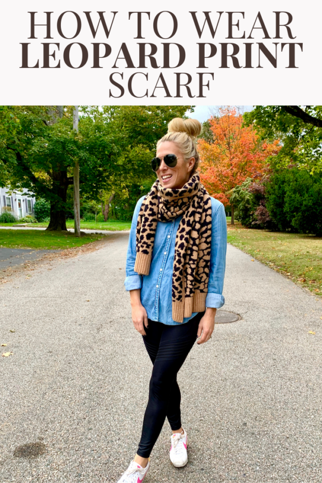 Leopard Print Scarf Fall Trend