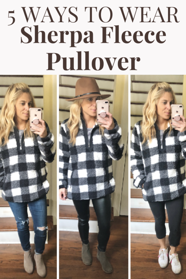 Sherpa pullover outlet outfits