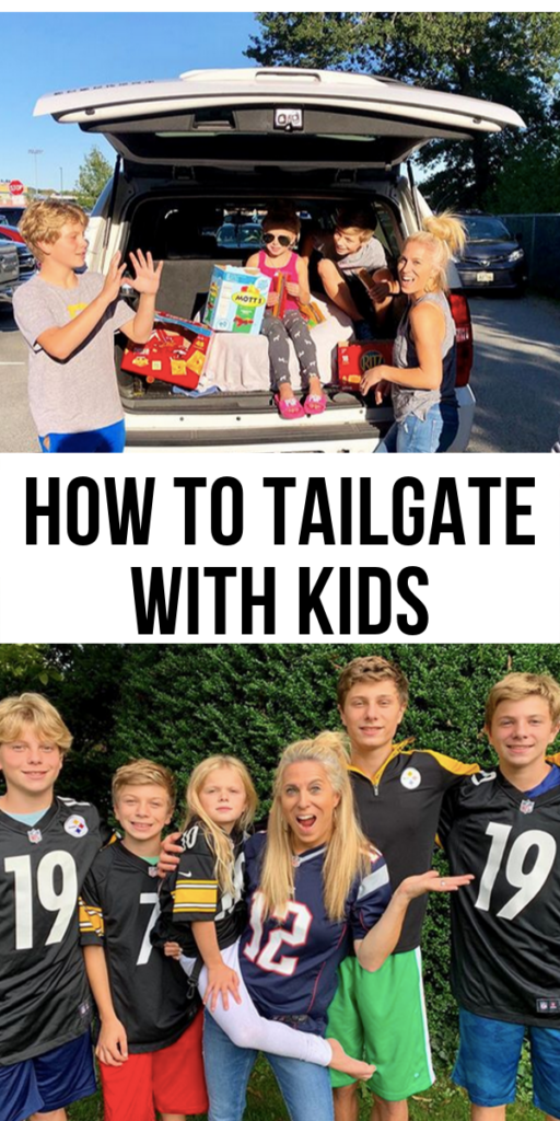 how to tailgate with kids