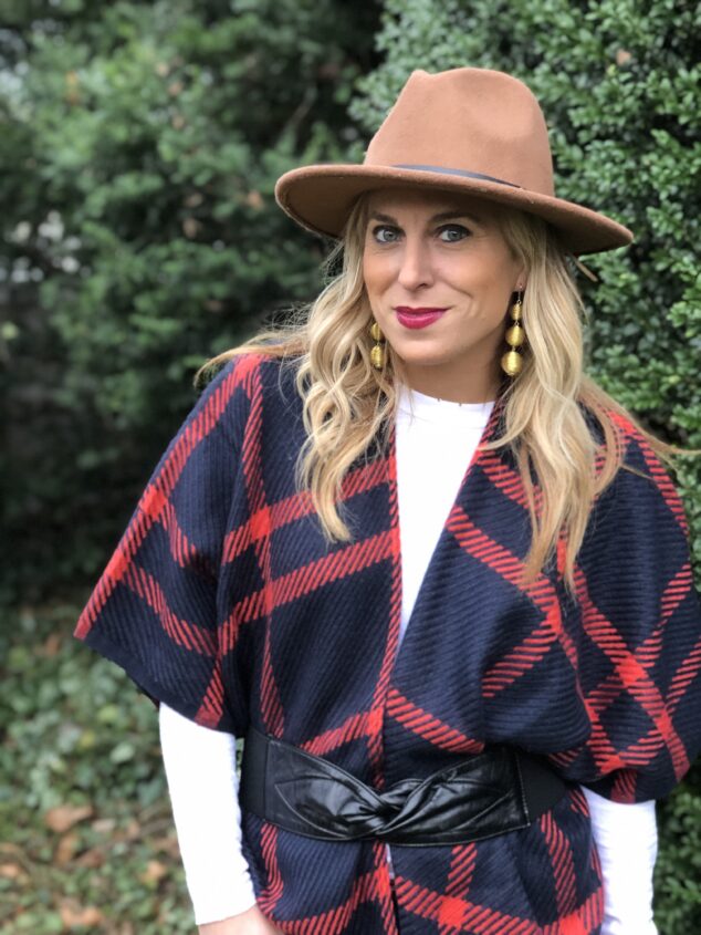 LOFT Fringe Plaid Wrap