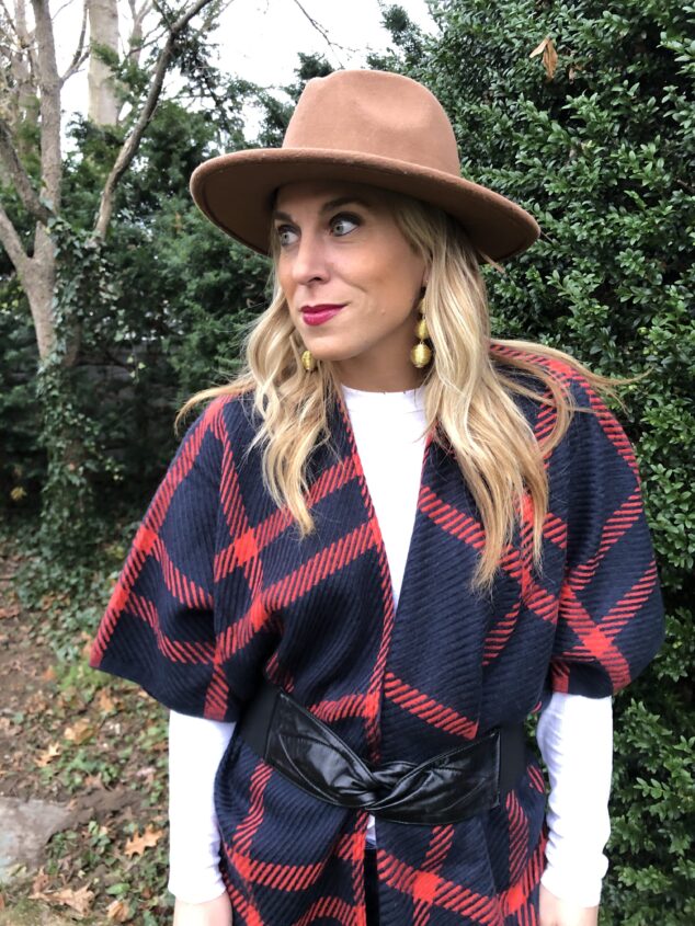 LOFT Fringe Plaid Wrap