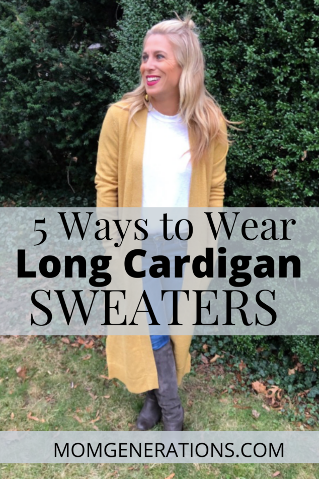 Ways ot Wear Long Cardigan Sweaters