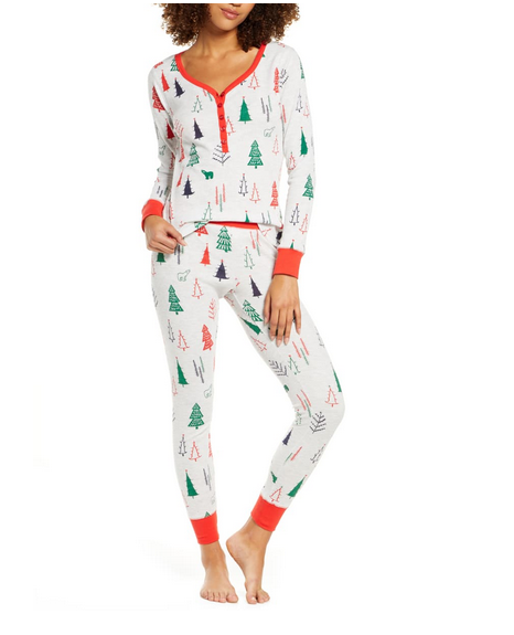 Holiday Gift Ideas for Sisters - Thermal Matching Pajamas