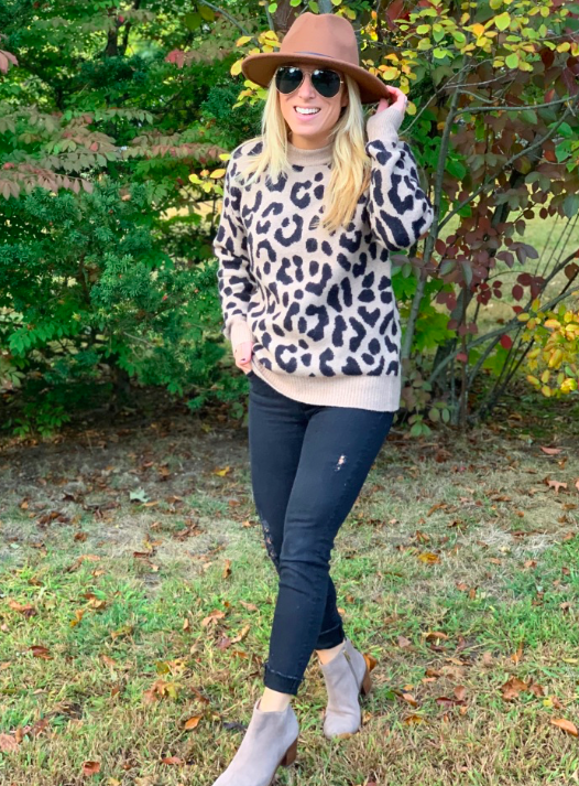 Target animal print outlet sweater