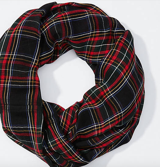 Plaid Infinity Scarf