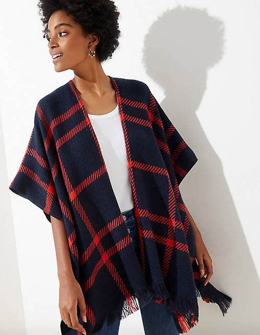 LOFT Plaid Wrap