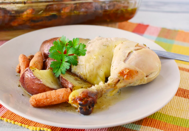 Perdue Roasted Chicken with Vegetables Recipe