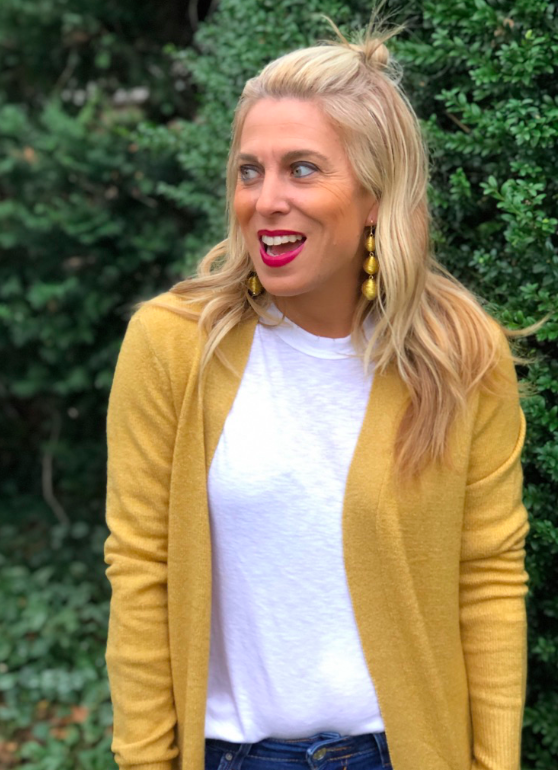 Loft 2024 yellow cardigan