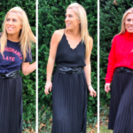 5 Ways to Style a Black Pleated Skirt