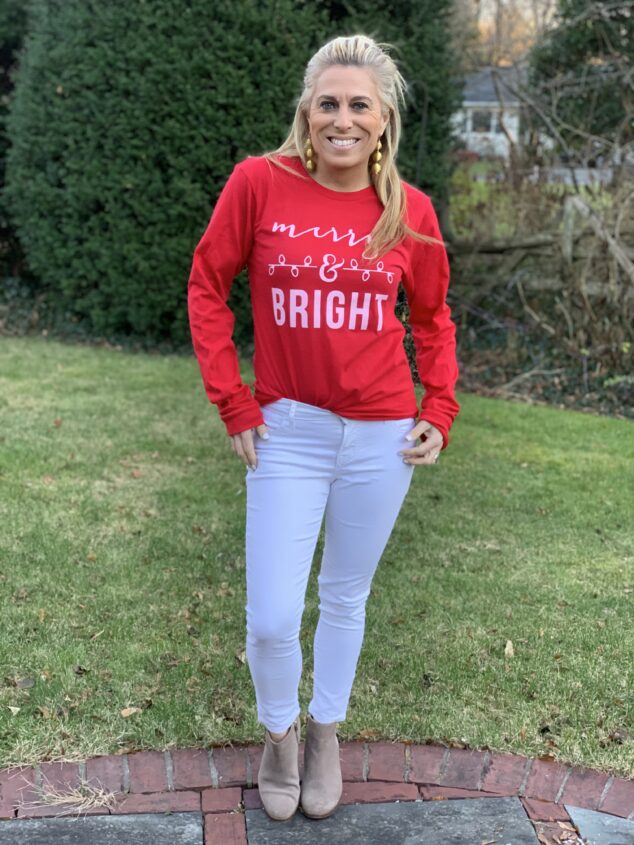 Christmas Graphic Tees - Holiday Style Winter Outfits